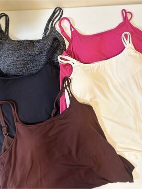 (Set of 5) Amoena Valletta Mastectomy Tank Tops
